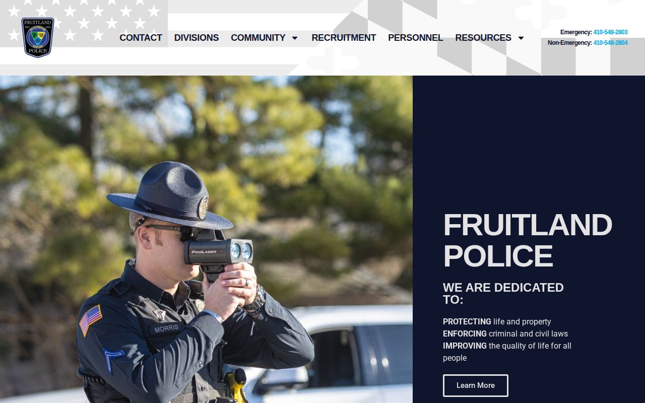 Fruitland Police Department official arrest record source